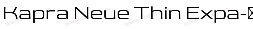Kapra Neue Thin Expa字体转换